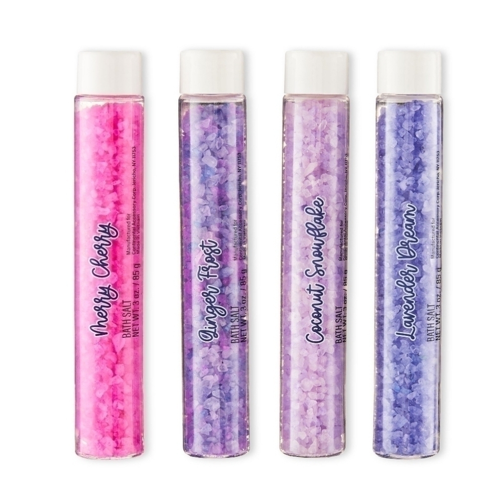 UStyle Bath Salt Gift Set - Lavender, Ginger, Cherry & Coconut Bath Salt Gift - Picture 3 of 4